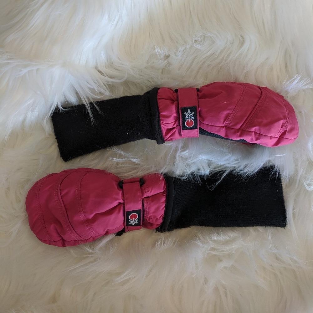 SNOWSTOPPER CHILD WATERPROOF NO-SLIP MITTENS EUC